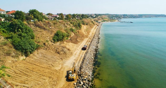 У Лиманському районі буде створено новий пляж з берегозахисними цілями