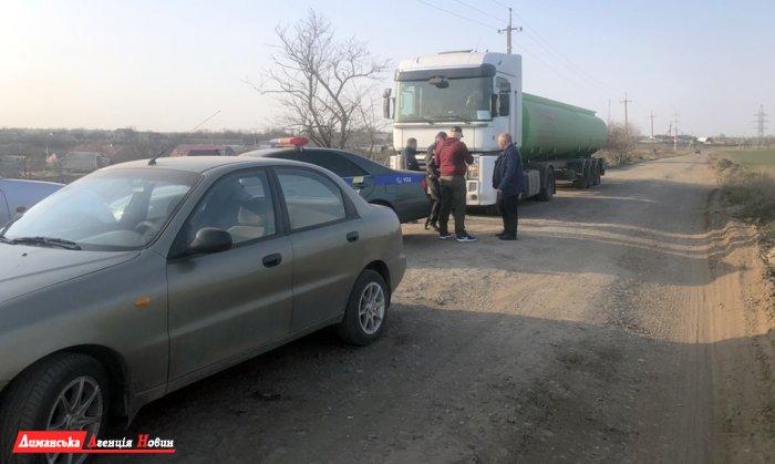 В Визирке планируют решать вопрос с движением грузовиков через село на высшем уровне