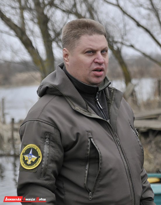 Начальник відділу охорони водних біоресурсів Рибоохоронний патруль Олексій Авласенко.