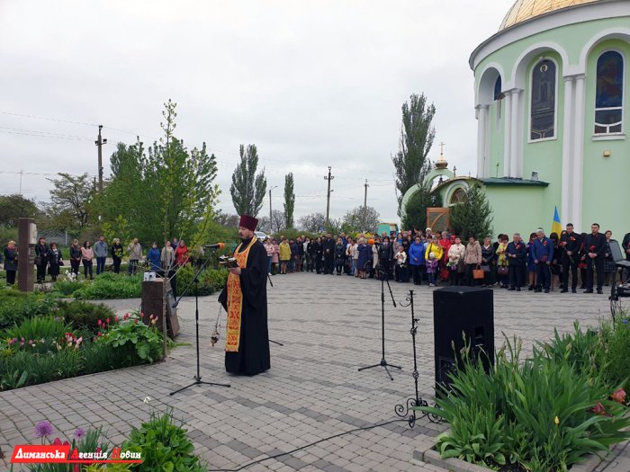 Отец Владимир, настоятель Храма Всех Святых земли украинской в ​​Доброславе.