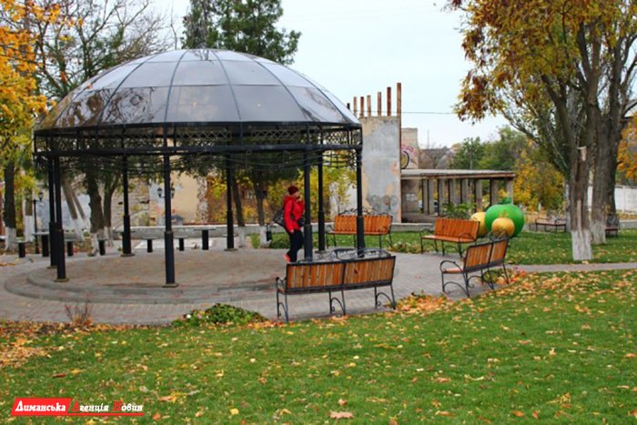 В Доброславе завершилась реконструкция парка Славы