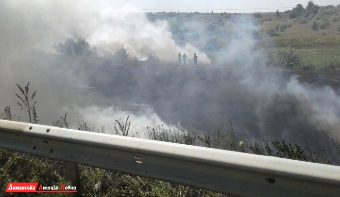 Сразу два пожара произошло в Лиманском районе (фото)
