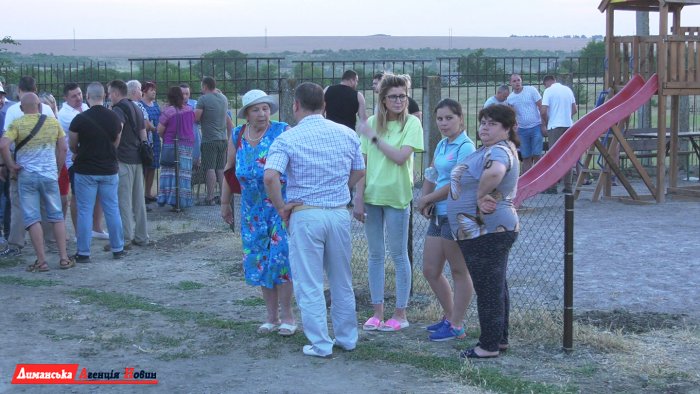 Жители Першотравневого встретились с кандидатом в главы Визирской ОТГ.