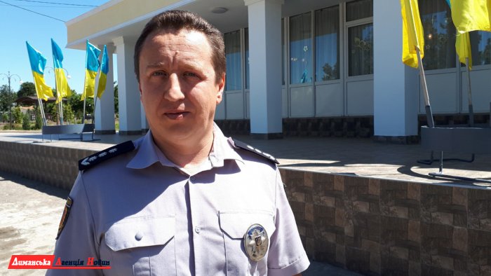 Олег Кашперук, начальник Лиманского отдела полиции.
