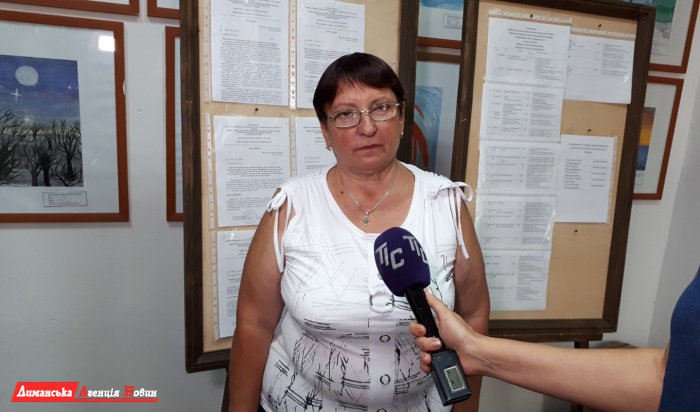 Ніна Велика, голова Визирської сільської виборчої комісії. 