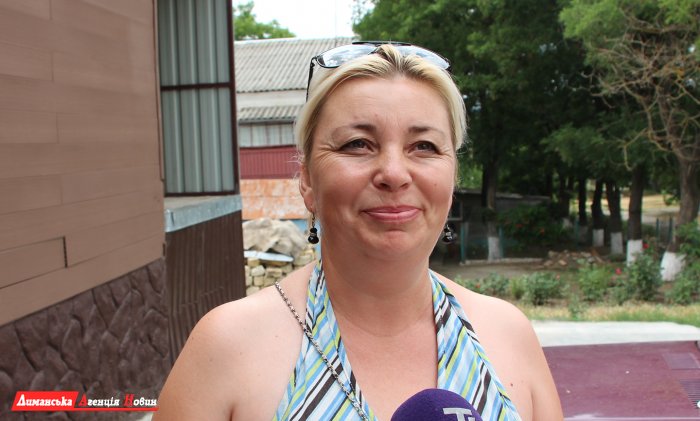 Оксана Кравченко, мешканка Першотравневого.