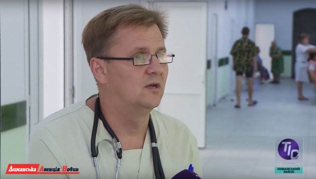 Віктор Старікович, заступник головного лікаря з лікувальної роботи Лиманської ЦРЛ. 