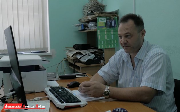 Владимир Ладыненко, компьютерный дизайнер редакции "Слава хлібороба".