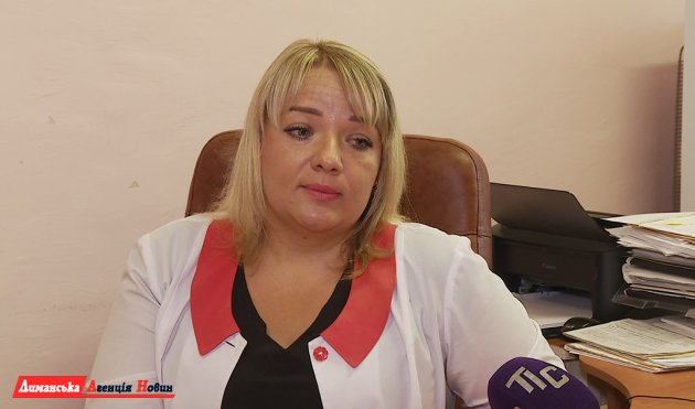 Ірина Каташинська, заступник головного лікаря з медобслуговування населення Лиманського району.