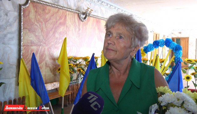 Олександра Бондарчук, очільниця ветеранської організації у Першотравневому.