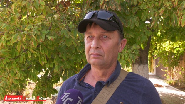 Сергій Огінський, житель села Нова Вільшанка.