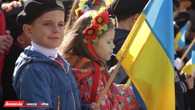 Лиманщина відсвяткувала День захисника України посвятою першачків до козачат.