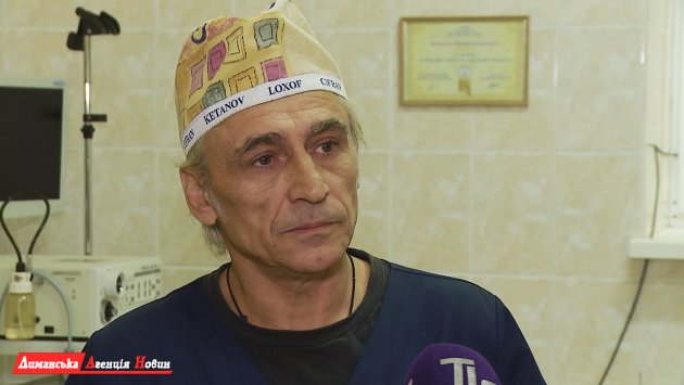 Віктор Шаталов, ендоскопіст, хірург вищої категорії Лиманської районної лікарні.