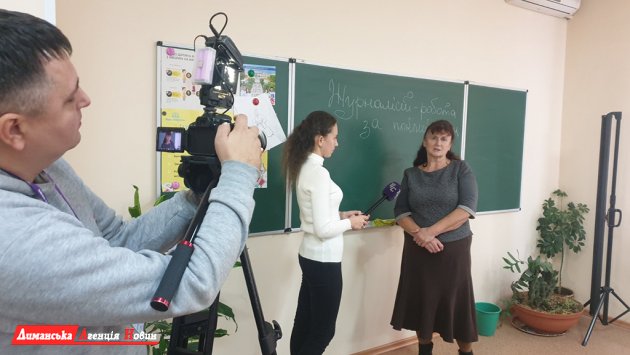 Ученики Сычавской школы осваивали журналистскую профессию.
