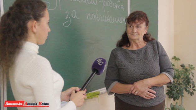 Людмила Моруга, учитель украинского языка и литературы Сычавской школы.