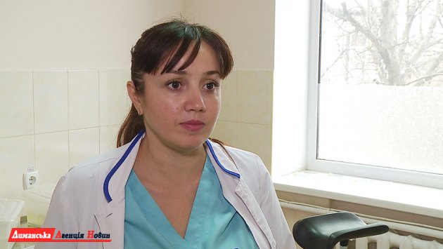 Наталія Орос, лікар гінеколог першої категорії Лиманської ЦРЛ.