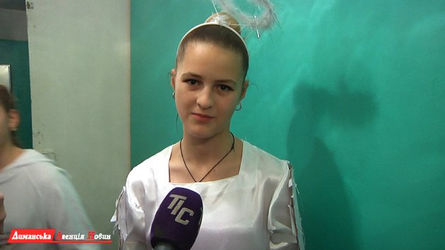 Елена Цапенко, участница концерта из Новой Ольшанки.