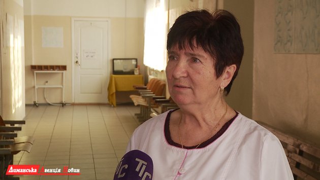Любовь Браславская, медсестра амбулатории в селе Першотравневое.