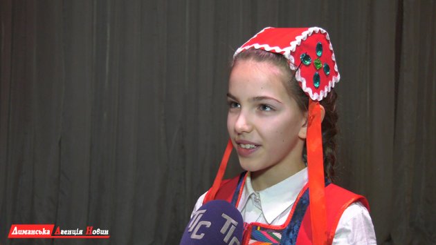 Мілана Мальцева, виконавиця ролі Герди в спектаклі "Снігова королева".