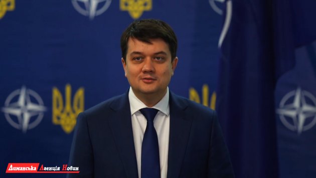 Дмитрий Разумков, председатель Верховной Рады Украины.