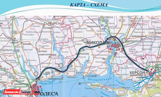 Траса "Одеса-Миколаїв" вже в цьому році може стати чотирьохсмуговою