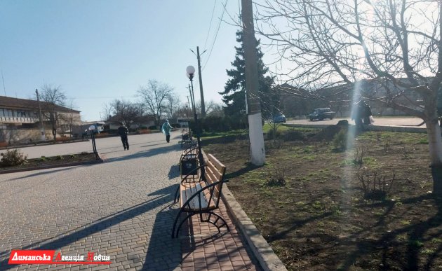 В Першотравневом старостинском округе дезинфицируют самые посещаемые места (фото)