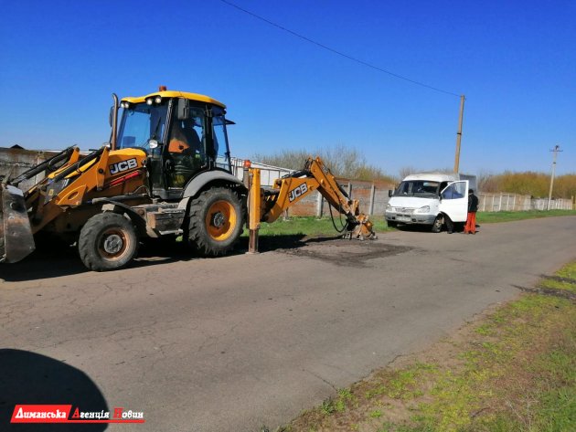 В Визирской ОТГ начат ремонт дорог (фото)