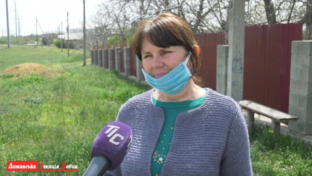 Надія Бритченко, спеціаліст з питань захисту дітей та голова ради ветеранів Визирської сільради.