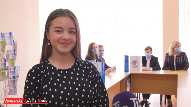 Катерина Клименко, учениця Фонтанського НВК, одна з переможниць.
