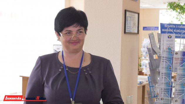 Галина Басько, ведущий специалист по вопросам занятости отдела предоставления соцуслуг Лиманского филиала ЦЗ.
