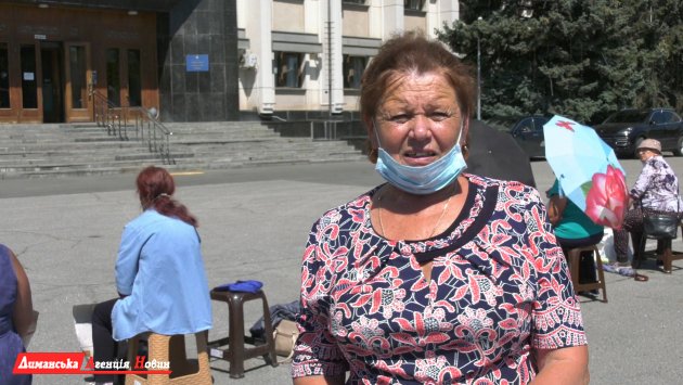 Любов Д’яченко, жителька села Сичавка.