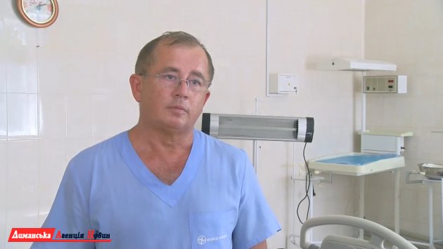 Игорь Ридник, заведующий акушерско-гинекологическим отделением ЦРБ Лиманского района.