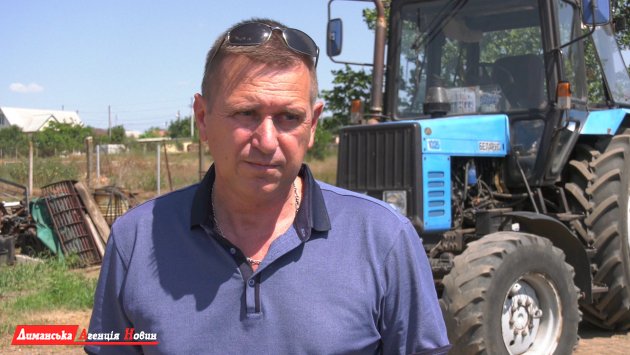 Василий Хмиленко, фермер из Першотравневого.
