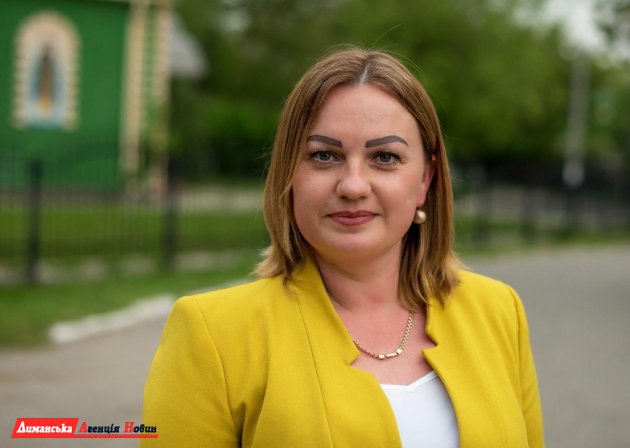Євгенія Драгунова, представниця депутатської групи «Команда розвитку» Визирської сільради.