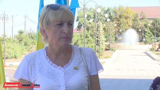 Алла Шаповал, представниця депутатської групи «Команда розвитку» Визирської сільради