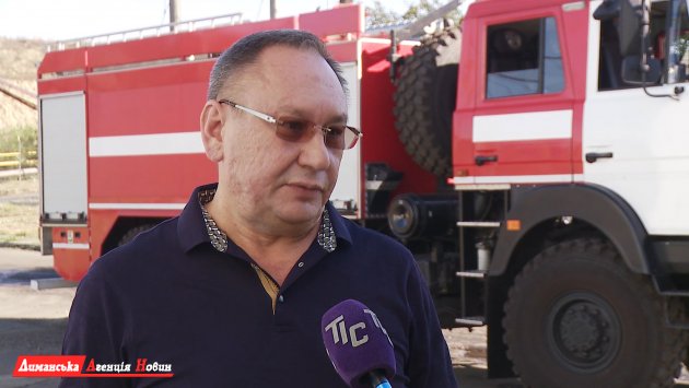 Фарид Сімінеєв, начальник пожежно-технічної частини підприємства ТІС.