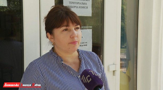 Людмила Ільєва, голова Визирської СТВК.