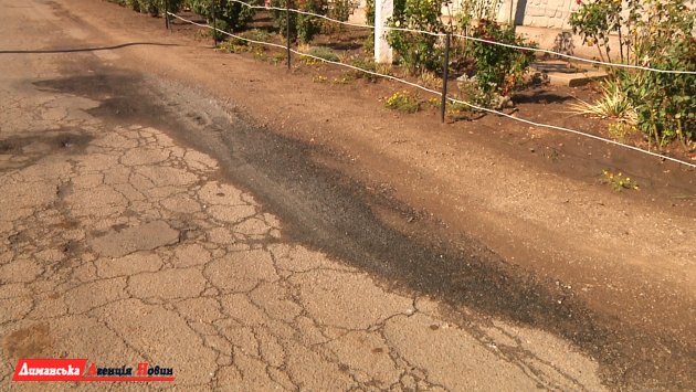 В Визирской ОТГ ямочный ремонт позволяет сохранить заасфальтированные дороги (фото)