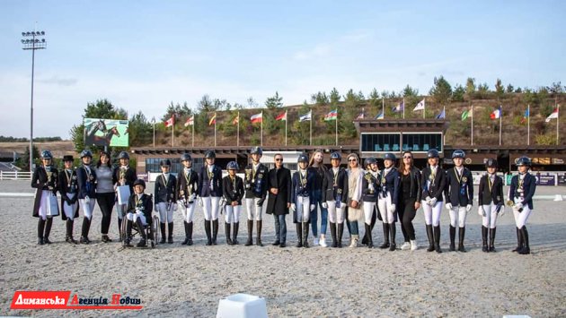 Спортивна пара Визирського кінного клубу «Шевальє», наїзник-кінь взяли бронзу Dressage Equides CUP (фото)