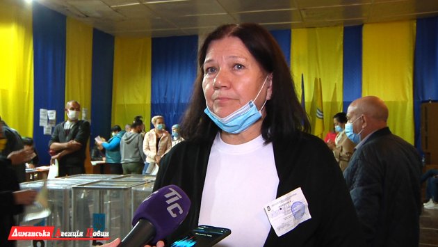 Алевтина Тогобицька, голова виборчої комісії на дільниці № 510501