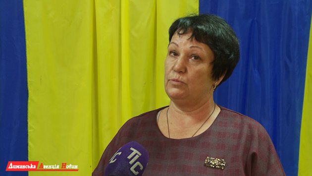 Галина Мицик, глава избирательной комиссии в школе села Першотравневое