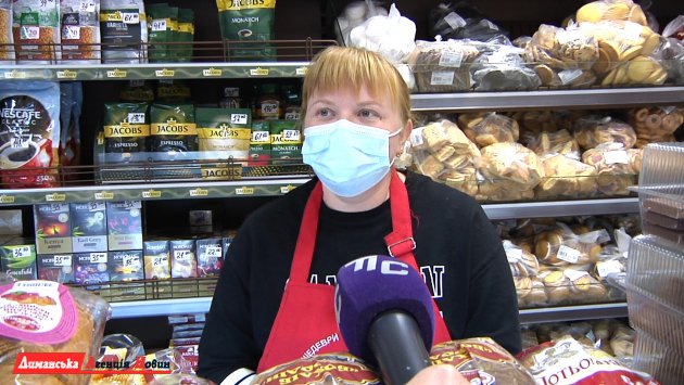 Дарья, продавец социального магазина «ТИС» (Визирка).