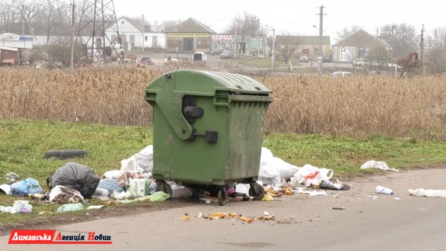 Вывоз мусора из Сычавки и Кошар: проблема, требующая решения (фото)