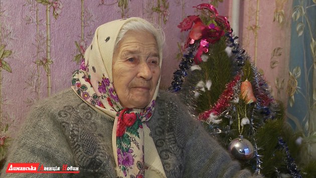 Ніна Терещенко, 90-річна жителька Визирки.