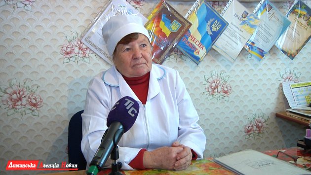 Валентина Алексєєва, завідувачка ФАПом с. Дмитрівка.