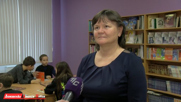 Валентина Пастухова, завідувачка бібліотеки Красносільського ліцею.