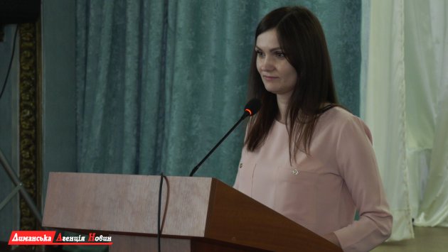 Оксана Степанова, керівниця фінансового відділу Визирської сільської ради.