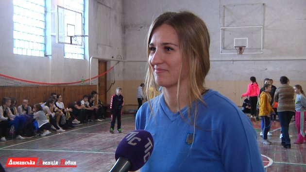 Наталя Тертична, вчителька фізичного виховання Першотравневого ліцею.