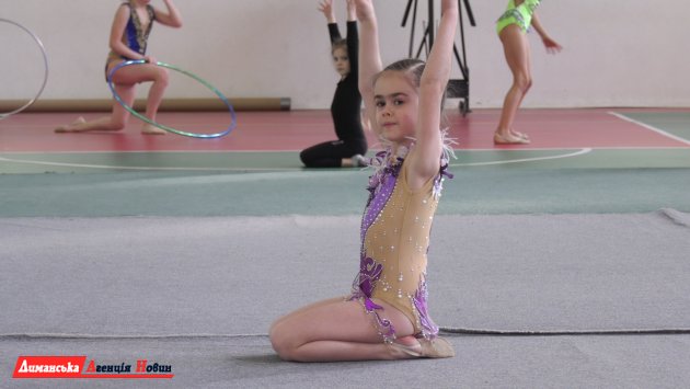Гимнастки Красносельской ОТГ готовятся к соревнованиям (фото)