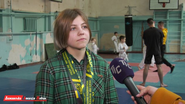 Алина Пигнастая, спортсменка СК «Бушинкан».